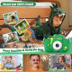 Обновленная детская цифровая видеокамера «Динозавр» HOOMOON 20 MP HD 1080P Green (my-2101)