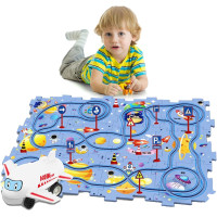 Пазлы для детей Rindslo 3-6 лет, интерактивная игра, наборы с цифрами, волшебные треки, пасхальные корзинки с наполнителями, головоломки для малышей (my-14097)