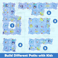 Пазли для дітей Rindslo 3-6 років, інтерактивна гра, набори з цифрами, чарівні треки, Великодні кошики з наповнювачами, головоломки для малюків (my-14097)