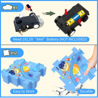 Пазли для дітей Rindslo 3-6 років, інтерактивна гра, набори з цифрами, чарівні треки, Великодні кошики з наповнювачами, головоломки для малюків (my-14097)
