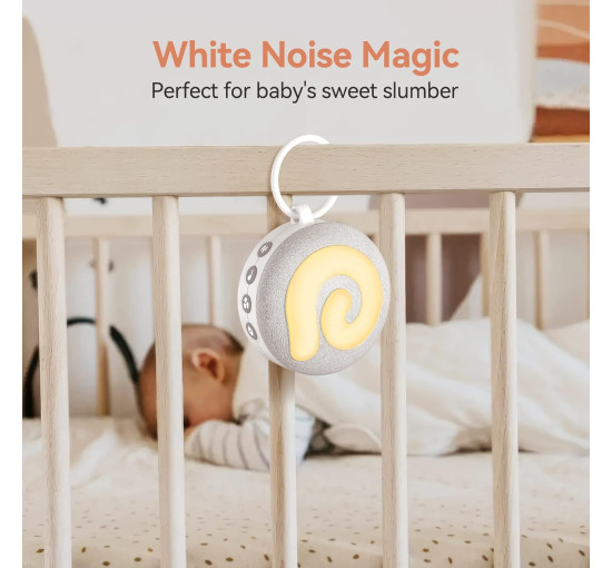 Генератор білого шуму для сну Dreamegg D11 Baby Sleep Sound Machine із нічником, 11 заспокійливих звукових терапій. (My-0161)
