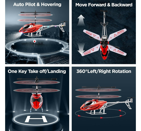 Вертоліт з дистанційним керуванням Handwell XK913-X для використання в приміщенні, 6 - 20 років (my-14013)