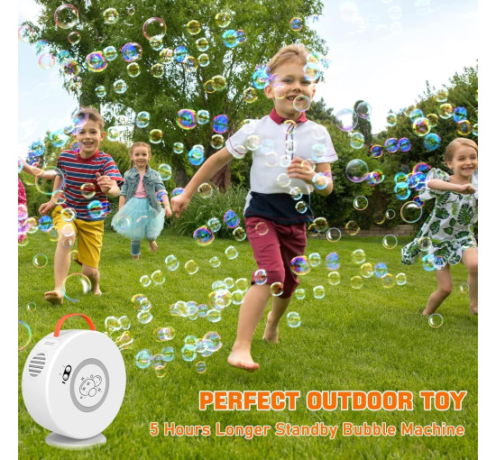 Автоматический генератор мыльных пузырей Wedinard полностью закрытый вращающийся на 260 градусов (my-18115)