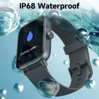 Смарт-годинник Faweio IDW19 водонепроникний IP68, Bluetooth 5.3, 1,8-дюймовий фітнес-трекер з монітором серцевого ритму і сну SpO2 (my-14069)