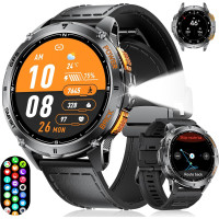 Чоловічий смарт-годинник LIGE DM4 з GPS світлодіодним ліхтариком 143-дюймовим HD AMOLED-дисплеєм з акумулятором 530 мА·год (my-17134) Чоловічий смарт-годинник LIGE DM4 з GPS світлодіодним ліхтариком 143-дюймовим HD AMOLED-дисплеєм з акумулятором 530 мА·год (my-17134)