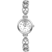 Женские кварцевые часы Avaner A80-10, часы с бриллиантами, декоративный браслет, серебро (my-15237)