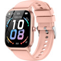 Жіночий розумний годинник CASCHO, водонепроникний IP68 з функцією Bluetooth-дзвінків з дисплеєм 1,85 дюйма HD, рожевий (my-17115)