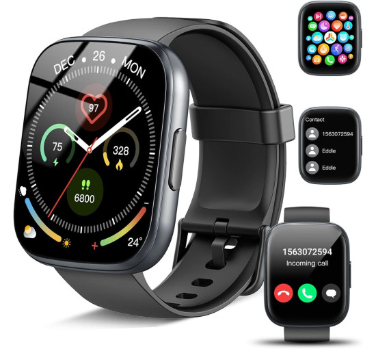 Смарт-часы Cillso T80 1.96-дюймовые для звонков 110 спортивных режимов Smart Watch (my-18053) Смарт-часы Cillso T80 1.96-дюймовые для звонков 110 спортивных режимов Smart Watch (my-18053)