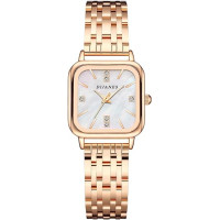 Жіночий квадратний кварцовий годинник Avaner A95-21 з браслетом з нержавіючої сталі (my-15243)