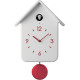 Часы настенные с кукушкой и маятниковым колоколом Guzzini HOME 16860211, белые (my-2033)