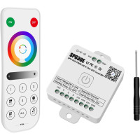 Bluetooth LED контроллер, 4 зоны 2.4GHz RF пульт дистанционного управления и управление через приложение RGBZONE SP630E (my-9104)