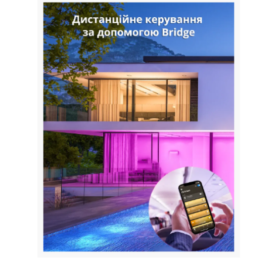 Світлодіодна лампочка Philips Hue White GU10 400лм 57Вт ZigBee 5.2W, Bluetooth, Apple HomeKit (my-4288)