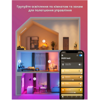 Розумна LED лампочка Philips Hue E27 White 1100лм 75Вт 9.5W, ZigBee, Bluetooth (my-4287)