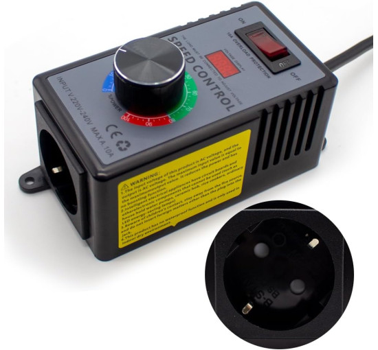 Электронный регулятор напряжения Jieotwice DJ-SC40 4000 Вт с защитой от перегрузки AC 220-240 В, регулятор скорости вентилятора (my-15088)