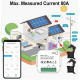 Цифровой счетчик электроэнергии WiFi двухканальный 80A TUYA (F10366) (my-1060)