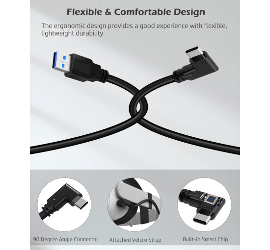 Кабель Link VOKOO високошвидкісний кабель даних USB C 3.2 Gen1, довжина 5м (my-4306)