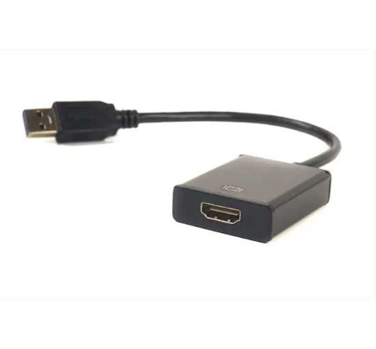 Kабель-переходник PowerPlant USB 3.0 M - HDMI Female (my-4295)
