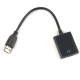 Kабель-переходник PowerPlant USB 3.0 M - HDMI Female (my-4295)