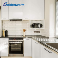 Ручки для кухонных шкафов из матового никеля и нержавеющей стали Goldenwarm LSJ12BSS 140 мм серебристие 2 шт (my-15169)