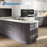Ручки для кухонных шкафов из матового никеля и нержавеющей стали Goldenwarm LSJ12BSS 140 мм серебристие 2 шт (my-15169)