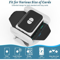 Автоматичний тасувальник карт на 2 колоди перезаряджається тасувальний апарат з автоматичним та ручним режимами одним натисканням (my-18012)