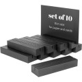Черные деревянные держатели TOROS для карточек, номеров на столах, фотографий, картинок и открыток 10 шт. (my-2030)