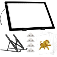 Светодиодная панель формата А3 с регулируемой подставкой 166 * 126 дюйма YINGWOND A3-5 3 уровня яркости и плавная регулировка яркости 8000 люкс (my-18014)