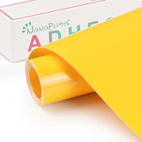 Перманентна вінілова плівка, що самоклеїться, для плоттера 30 см x 400 см 4 м NANAPLUMS P101-6, жовтий (my-2089)