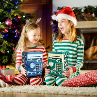 Электронная копилка с паролем Pup Go WF-3001, банкомат, сейф для денег для детей возраста 3+, синий (my-15137)