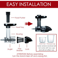 Насадка-соковыжималка для миксеров KitchenAid KITOART черная (my-18067) Насадка-соковыжималка для миксеров KitchenAid KITOART черная (my-18067)