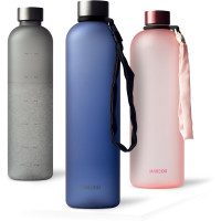 Пляшка для води MAMEIDO Tritan 1 л сапфірово-блакитний (my-15180)