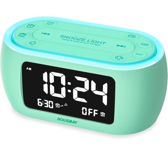 Настольные часы HOUSBAY  с будильником, с AM/FM-радио (my-3039)