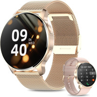 Водонепроницаемые смарт-часы Lefitus i50 Gold 1,32", IP67 для iPhone/Android (my-3007)