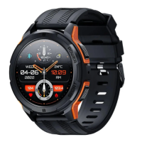 Защищенные умные (смарт) часы Oukitel BT10 1.43", AMOLED, IP68, 410 mAh, orange (my-3006)