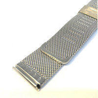 Універсальний ремінець браслет для годинника KMITX металевий сріблястий (my-4132)