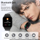 Розумний годинник Cillso Y6 з 1,96-дюймовим AMOLED-дисплеєм Always-on чорний (my-17117)