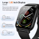 Розумний годинник Cillso Y6 з 1,96-дюймовим AMOLED-дисплеєм Always-on чорний (my-17117)