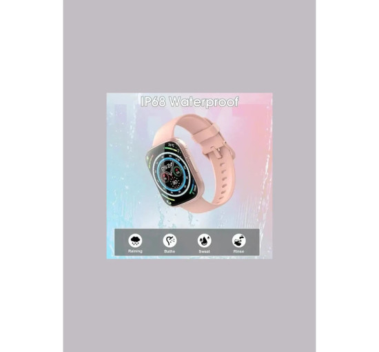 Смарт-часы для женщин Cillso T80 1.95-дюймовые для звонков, 110 спортивных режимов IP68 Smart Watch (my-17111)