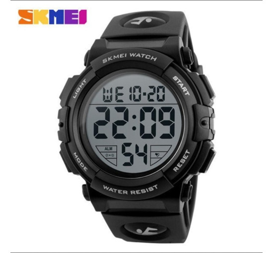 Мужские часы Skmei 1258 Черные (my-17099)
