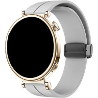 Силиконовый ремешок шириной 20 мм для Huawei Watch GT 4 серый (my-12137)