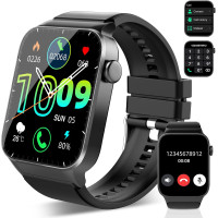 Умные смарт-часы VKROBAG T50S, водонепроницаемые IP68 фитнес-часы для мужчин и женщин 1,85 дюйма со 112 спортивными режимами (my-2007)