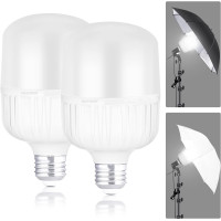 Світлодіодні LED лампи Neewer T100 E26 35 Вт 5700K для відеозйомки, 2 упаковки (my-4003)