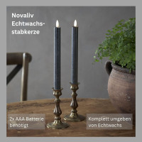 Світлодіодні конічні свічки Novaliv чорні, 6 шт (my-4023)