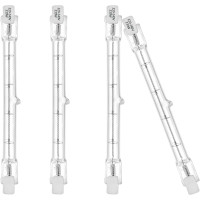 Лінійний галогенний прожектор 230 Вт, 118мм, 3100 лм білий теплий 2700 К з регулюванням яскравості EKSAVE R7s, упаковка з 4 шт (my-4129)