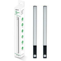 Перезаряжаемый датчик движения HELIAN 2 шт для кухонного шкафа, шкафа, лестницы, спальни (черный) (my-1096)