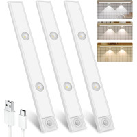 Кухонные светильники под шкаф 3 шт. 30 см Shirylzee DMS-8830 белый (my-18122)