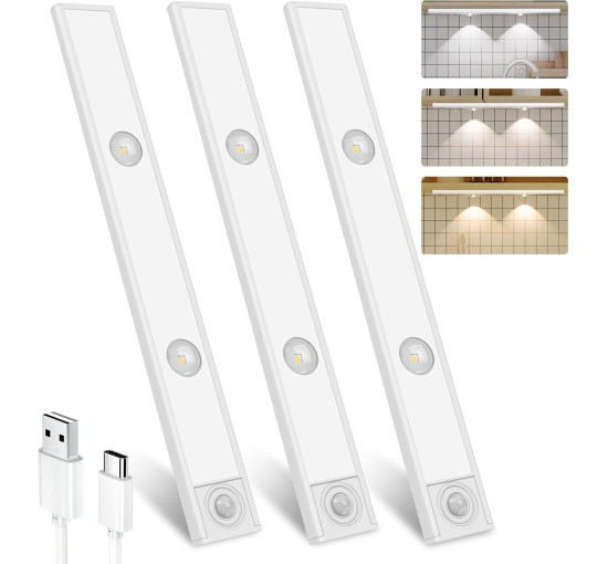 Кухонные светильники под шкаф 3 шт. 30 см Shirylzee DMS-8830 белый (my-18122) Кухонные светильники под шкаф 3 шт. 30 см Shirylzee DMS-8830 белый (my-18122)