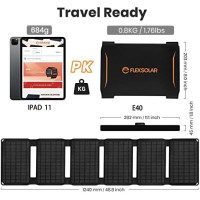 Портативна сонячна панель FlexSolar E40 40 Вт (my-18124)