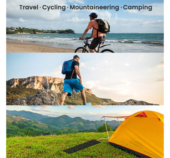 Портативная солнечная панель FlexSolar E40 40 Вт (my-18124)