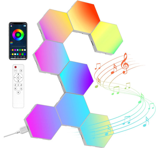 Светодиодные фонари Kangtaixin Hexagon RGB (my-3038)